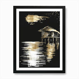 House By The Water 4 Art Print