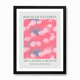 Watercolour Pink Dna 3 House Of Patterns Art Print