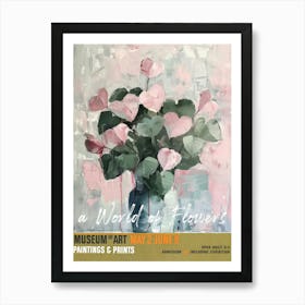 A World Of Flowers, Van Gogh Exhibition Bleeding Heart 3 Art Print