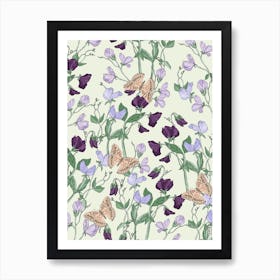 Sweet Peas Art Print