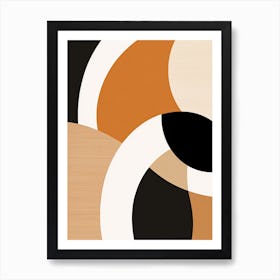 Beige Ballet: Circles of Bauhaus Elysium Art Print