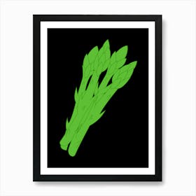 Green Asparagus Art Print