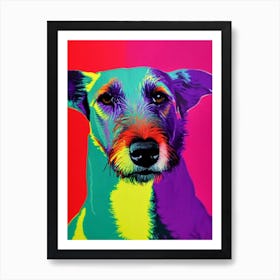 Scottish Deerhound Andy Warhol Style Dog Art Print