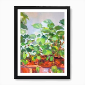 Fittonia 2 Impressionist Painting Poster