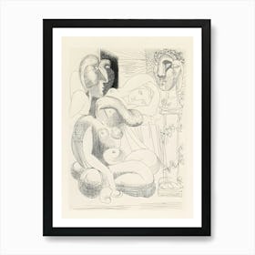 Pablo Picasso 'The Woman' 1 Art Print