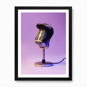 Elvis Mic Poster