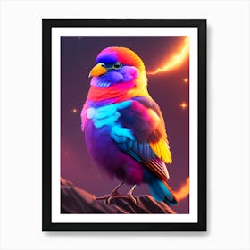 Colorful Bird Art Print