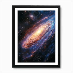 Galaxy In Space 8 Art Print