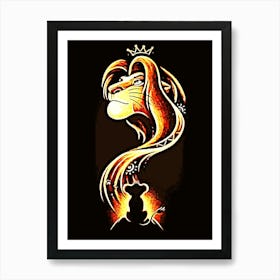 Lion King movie 4 Art Print