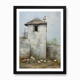 Old Stone Farm Cool Tones 6 Art Print