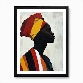 Whispering Winds Of The African Woman Art Print