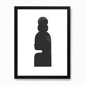 Totem Pole Woman 02 Art Print