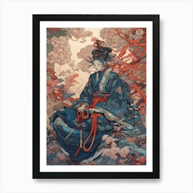 Asian Woman 5 Art Print