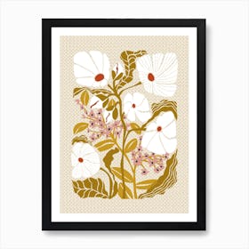 Klimts Would Love These Flowers Warm Colors Art Print