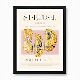 Strudel Mid Century Art Print