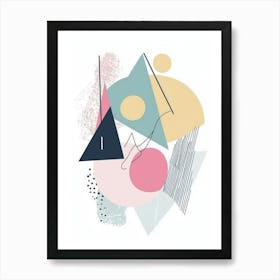 Abstract Geometric Painting 7 Art Print