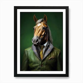 Horse Portrait animal 1 Art Print
