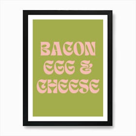 BACON EGG & CHEESE Affiche