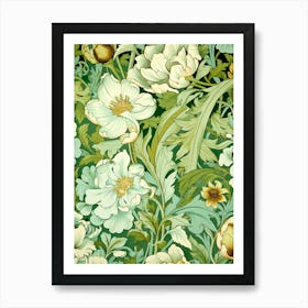 Wallpaper Floral Pattern 2 Art Print