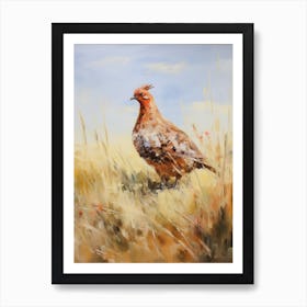 Bird Painting Pheasant 7 Art Print