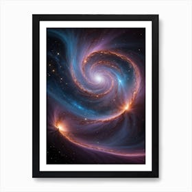 Spiral Galaxy Print Art Print