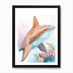 Carpet Shark Watercolour Art Print