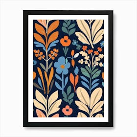 Floral Pattern 2 Art Print