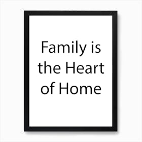 Family Quote 4 Art Print