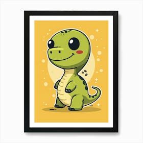 Cute Dinosaur 5 Art Print