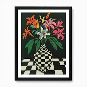 Lily Vase Poster