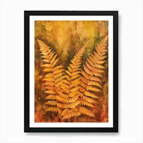 Cinnamon Fern Painting 3 Art Print