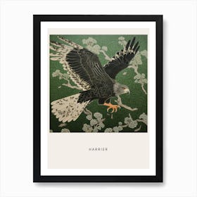 Ohara Koson Inspired Bird Painting Harrier 2 Poster Art Print