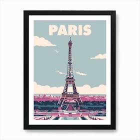 Paris Eiffel Tower 5 Art Print