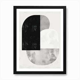 Tokyo Stone Park Bauhaus Minimalist Art Print