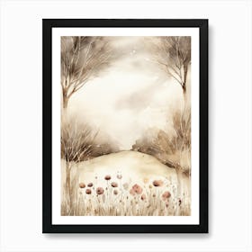 Poppy Field 1 Art Print