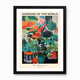 Atlanta Botanical Garden Gardens Of The World Poster Art Print