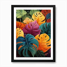 Tropical Leaves 3 Art Print