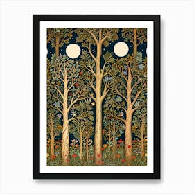 William Morris Fairy Forest Art Print