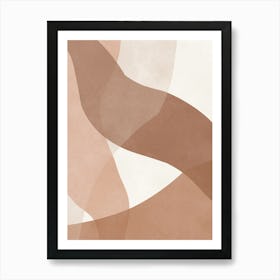 Boho abstract shapes 7 Art Print