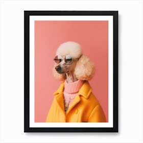 A Poodle Dog 4 Art Print