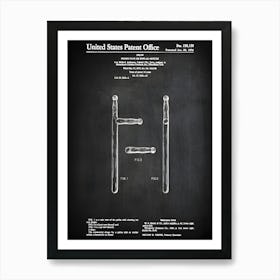 Police Baton Patent Print Night Stick Art Baton Decor Police Baton Poster Night Stick Blueprint Police Office Gift Cp1501 Art Print