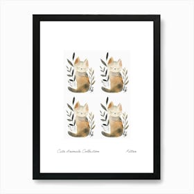 Cute Animals Collection Kitten 6 Art Print