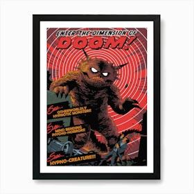 Enter The Dimension Doom Film & Movie Art Print