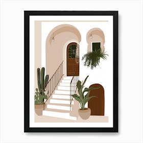 Cactus House 6 Art Print