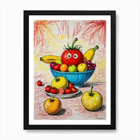 Fruit Bowl 2 Art Print