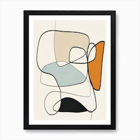 Abstract Line 11 Art Print