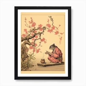 Wise Frog Japanese Style 7 Art Print