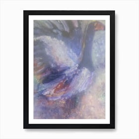 Swan In Flight Art Print