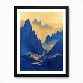 Chinese Mountains 9 Art Print