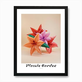 Dreamy Inflatable Flowers Poster Poinsettia Art Print